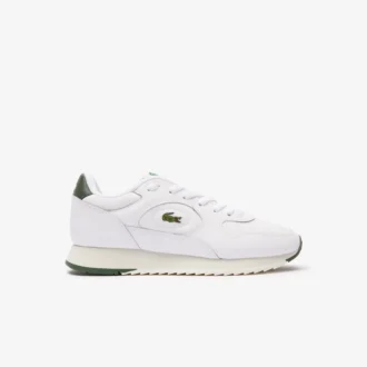 Linetrack-Sneakers i skinn for kvinner