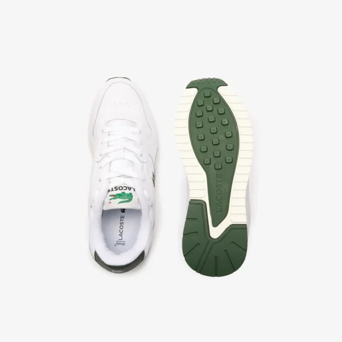 Linetrack-Sneakers i skinn for kvinner