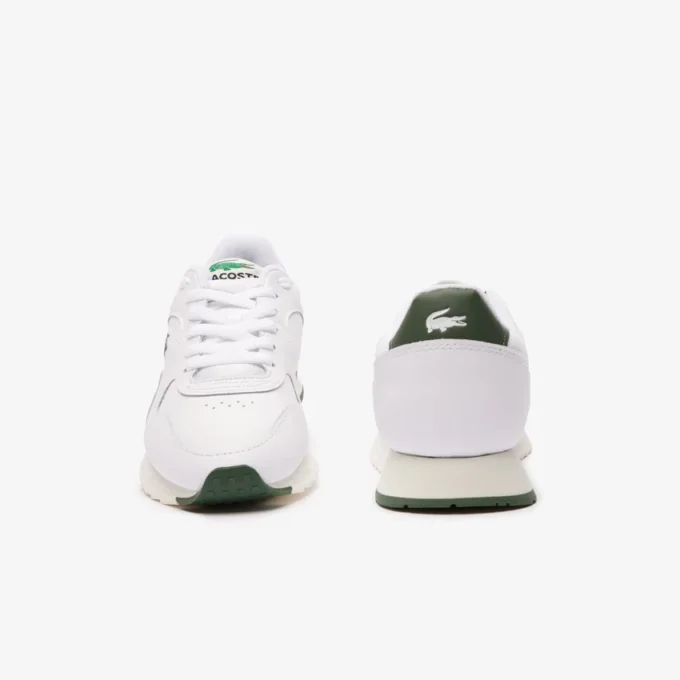 Linetrack-Sneakers i skinn for kvinner