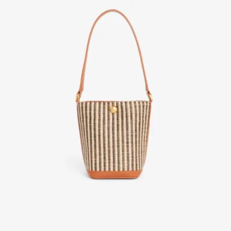 Liten sommerveske i raffia