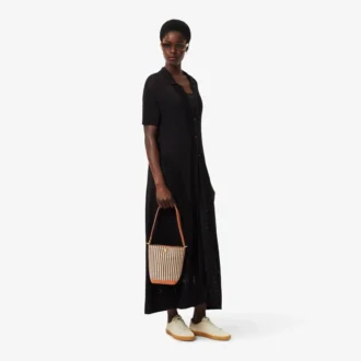Liten sommerveske i raffia