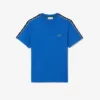 Logo Stripe bomulls-T-skjorte for menn