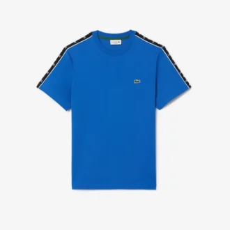 Logo Stripe bomulls-T-skjorte for menn