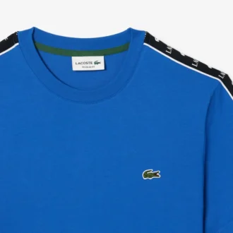 Logo Stripe bomulls-T-skjorte for menn