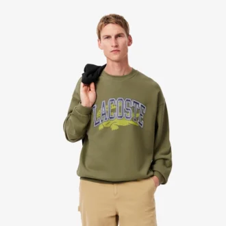 Løs fleece-Sweatshirt for menn