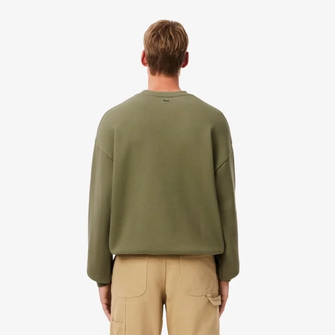 Løs fleece-Sweatshirt for menn