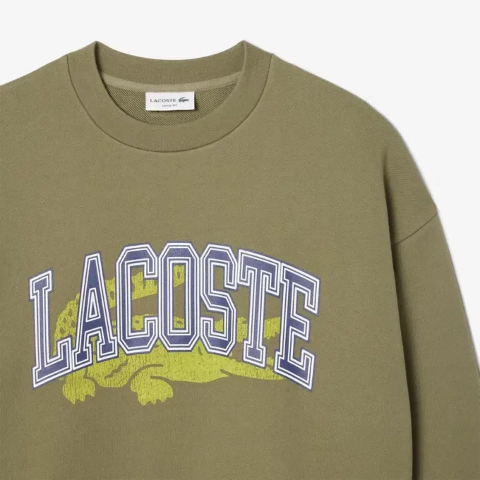 Løs fleece-Sweatshirt for menn