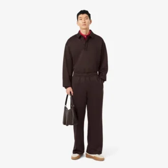 Løstsittende fleece-joggebukse for menn