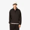 Løstsittende fleece-pologenser for menn