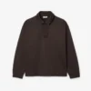 Løstsittende fleece-pologenser for menn