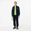 Løstsittende piquagensweatshirt for menn med glidelås