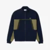 Løstsittende piquagensweatshirt for menn med glidelås