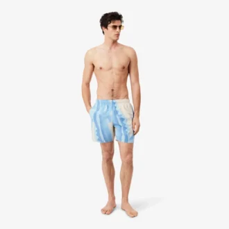 Mellomlange trunks med striper