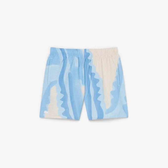 Mellomlange trunks med striper