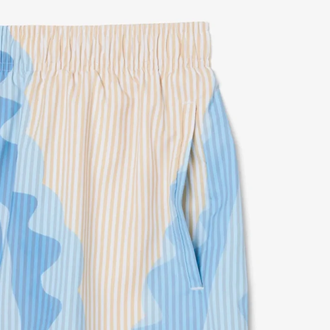 Mellomlange trunks med striper