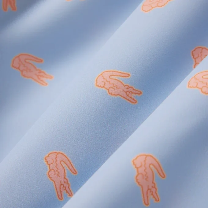 Midtlange trunks med krokodilleprint