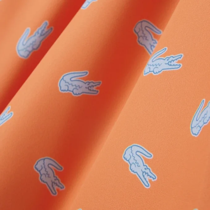 Midtlange trunks med krokodilleprint