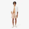 Midtlange trunks med krokodilleprint