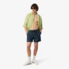 Midtlange trunks med krokodilleprint
