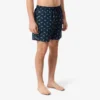 Midtlange trunks med krokodilleprint