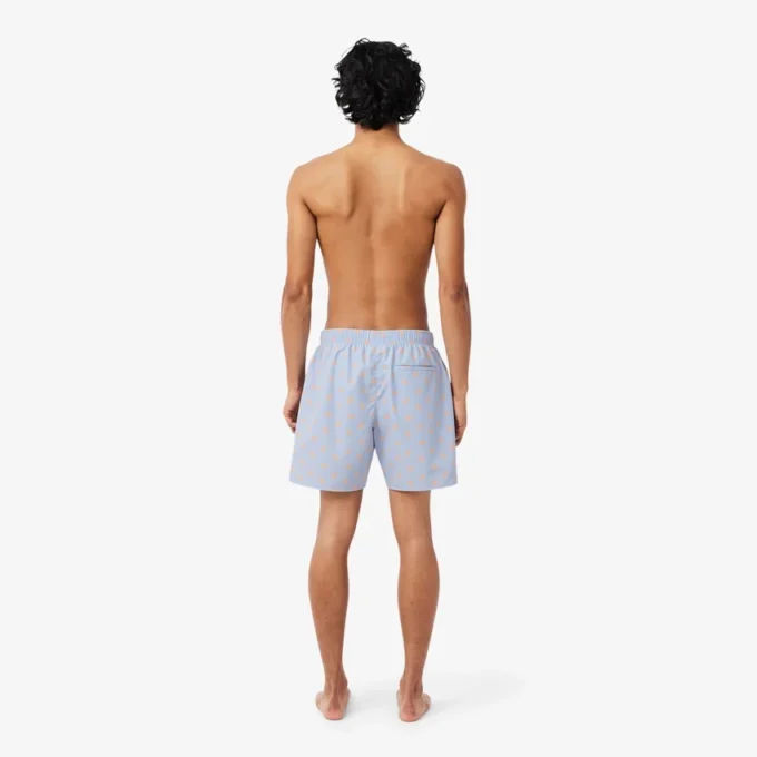 Midtlange trunks med krokodilleprint