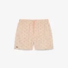 Midtlange trunks med krokodilleprint