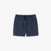 Midtlange trunks med krokodilleprint
