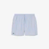 Midtlange trunks med krokodilleprint