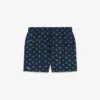 Midtlange trunks med krokodilleprint