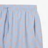 Midtlange trunks med krokodilleprint