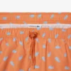 Midtlange trunks med krokodilleprint