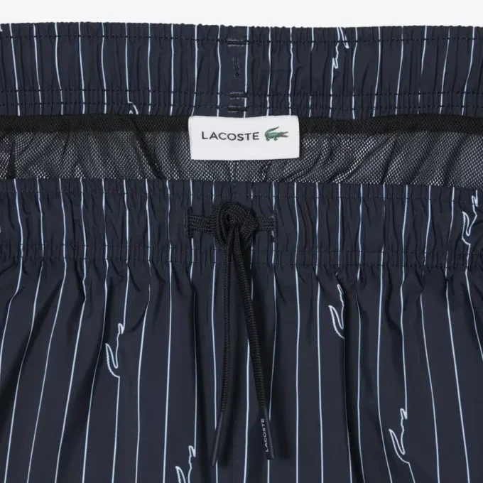 Midtlange trunks med krokodilleprint