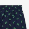 Midtlange trunks med krokodilleprint