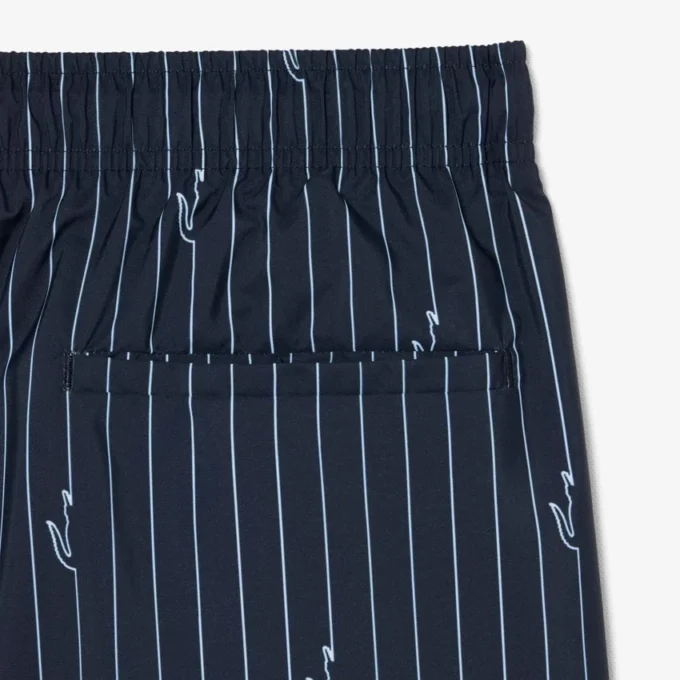 Midtlange trunks med krokodilleprint