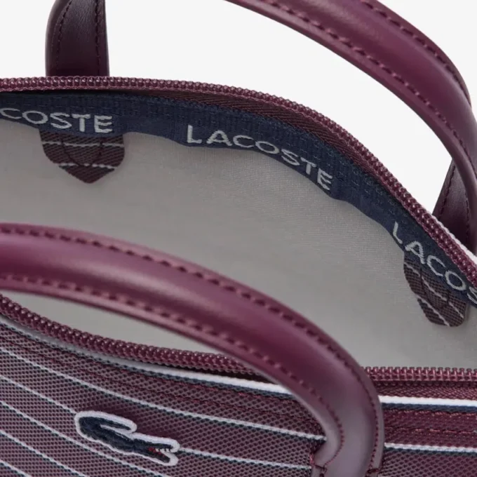 Mini Striped L.12.12 Concept Tote