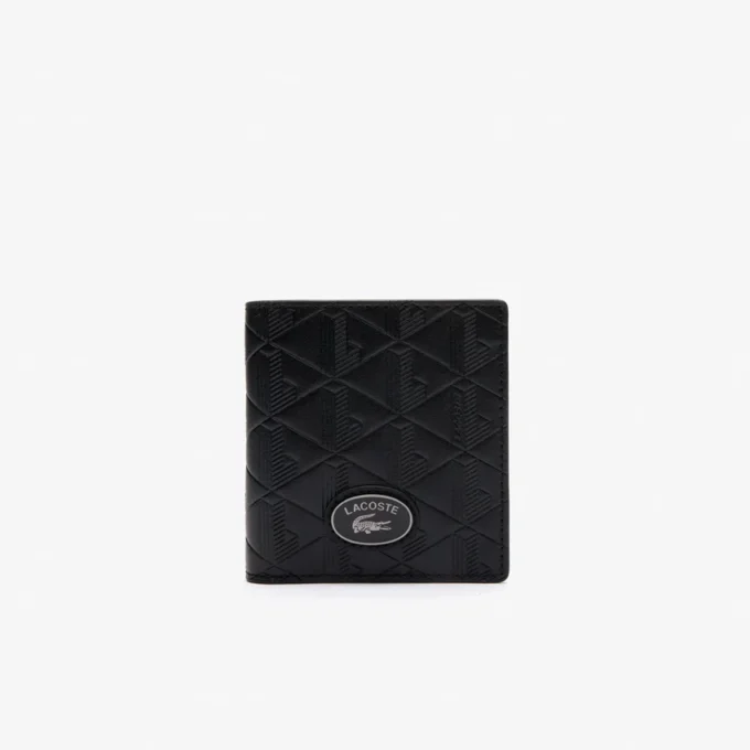 Monogram Compact lommebok i skinn