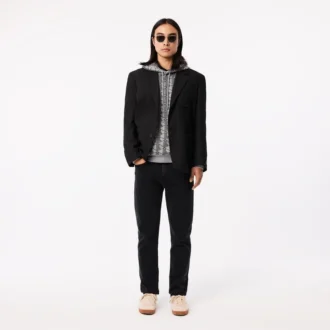 Monogram-fleece-hettegenser for menn