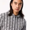 Monogram-fleece-hettegenser for menn