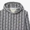 Monogram-fleece-hettegenser for menn