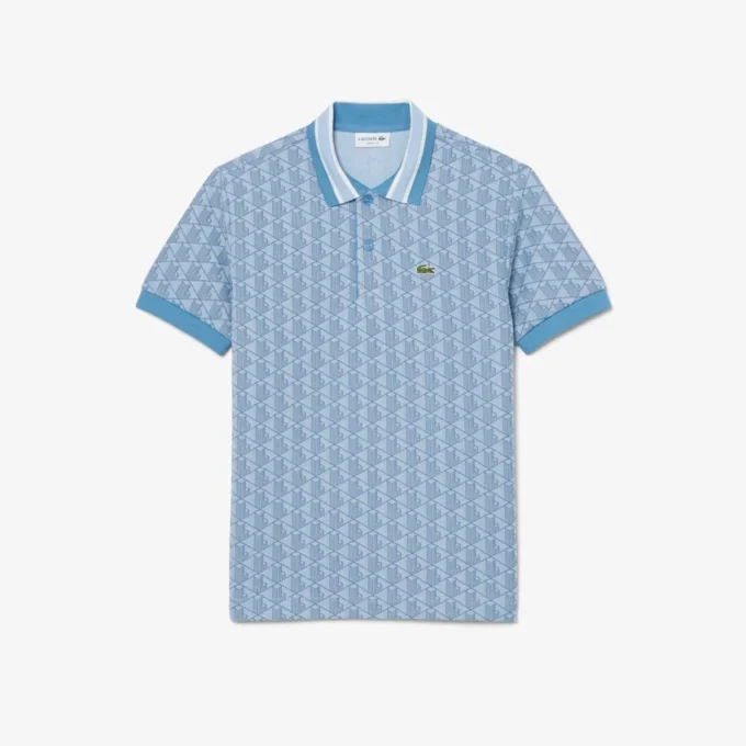 Monogram-pologensere for menn med klassisk passform