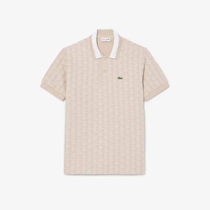 Monogram-pologensere for menn med klassisk passform