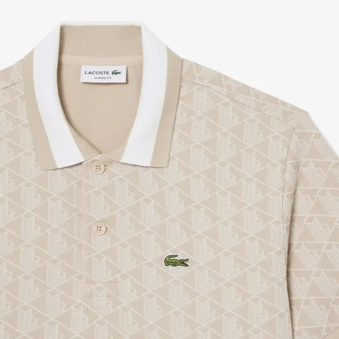 Monogram-pologensere for menn med klassisk passform