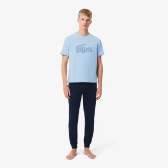 Monogram-pyjamasett i jersey for menn