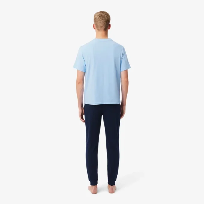 Monogram-pyjamasett i jersey for menn