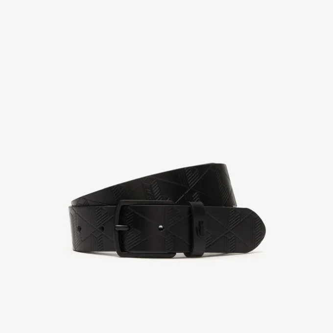 Monogram skinnbelter