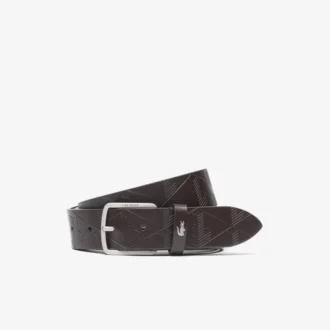 Monogram skinnbelter