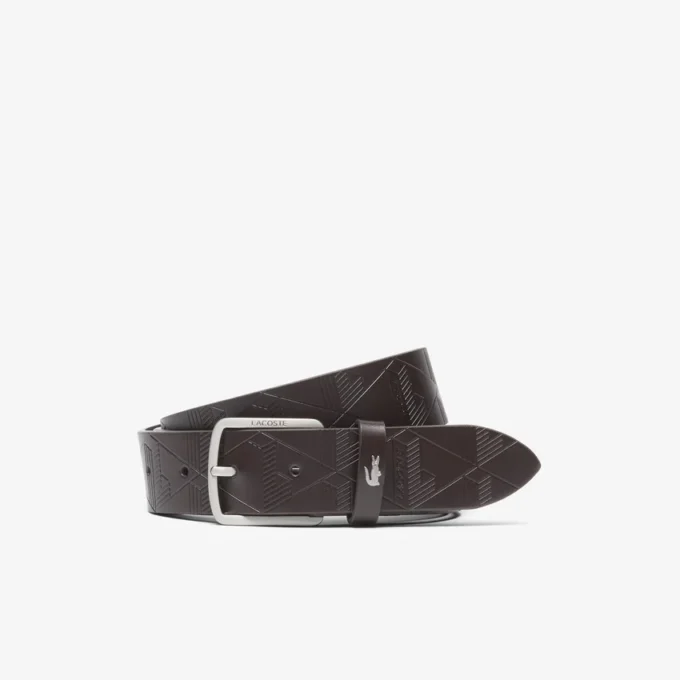 Monogram skinnbelter