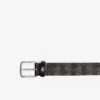 Monogram skinnbelter