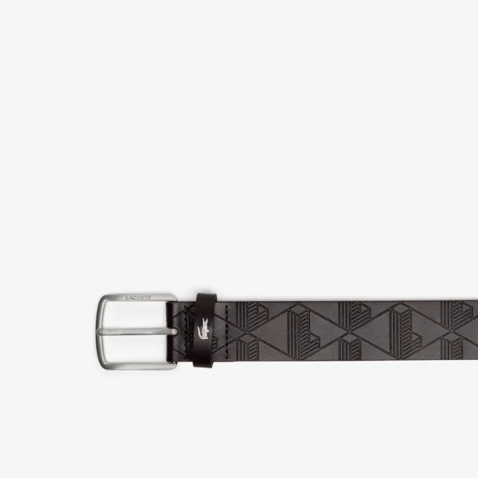 Monogram skinnbelter