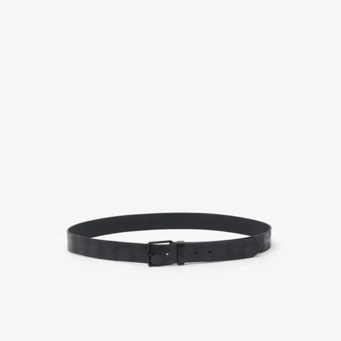 Monogram skinnbelter